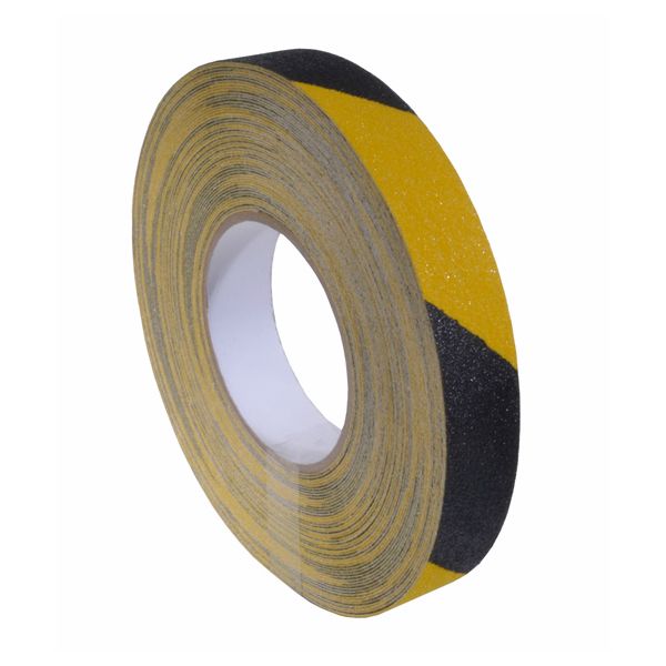 Antislip tape 25mm x 18,3m Geel / Zwart