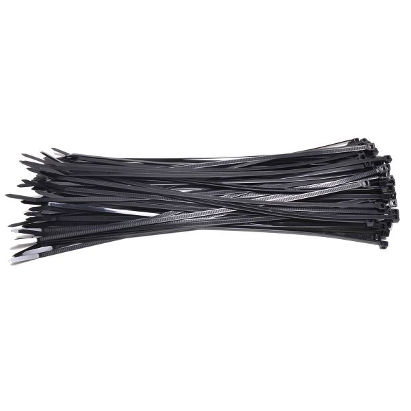 Kabelbinders 7,6 x 368 mm zwart - zak 100 stuks