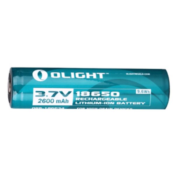 Olight oplaadbare lithium 18650 3.7V batterij - 2600mAh
