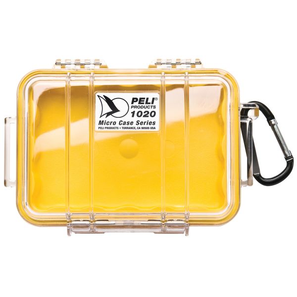 Peli Case 1020 Geel / Transparant