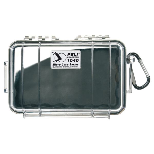 Peli Case 1040 Micro Transparant / Zwart