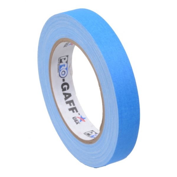 Pro-Gaff neon gaffa tape 19mm x 22,8m blauw