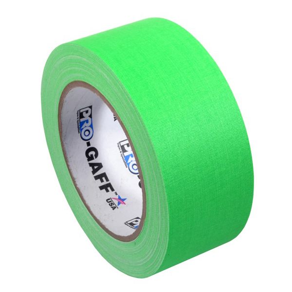 Pro-Gaff neon gaffa tape 48mm x 22,8m groen