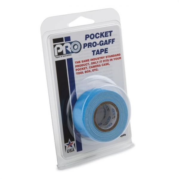 Pro Pocket Gaffa tape 24mm x 9,2m neon blauw