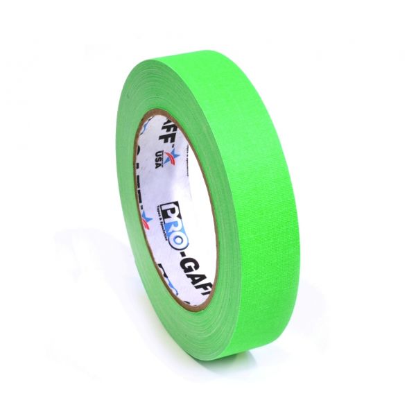 Pro-Gaff neon gaffa tape 24mm x 22,8m groen