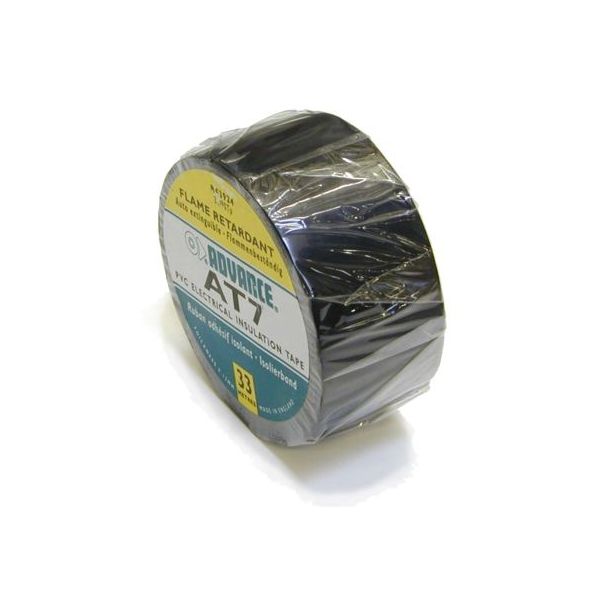 Advance AT-7 PVC tape 38mm. x 33m. Zwart