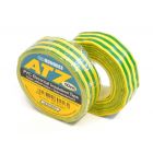 Advance AT7 PVC tape 15mm x 10m geel/groen