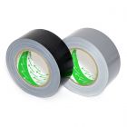 Nichiban - Duct tape - 50mm x 25m - Zwart / Zilver - 2 pack
