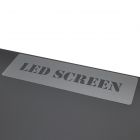 Sjabloon tekst: LED SCREEN - 50mm hoog - lettertype Stencil