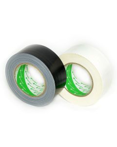 Nichiban - Duct tape - 50mm x 25m - Zwart / Wit - 2 pack