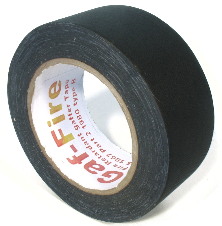 Gaf-Fire brandvertragende gaffa tape 48mm x 25m zwart