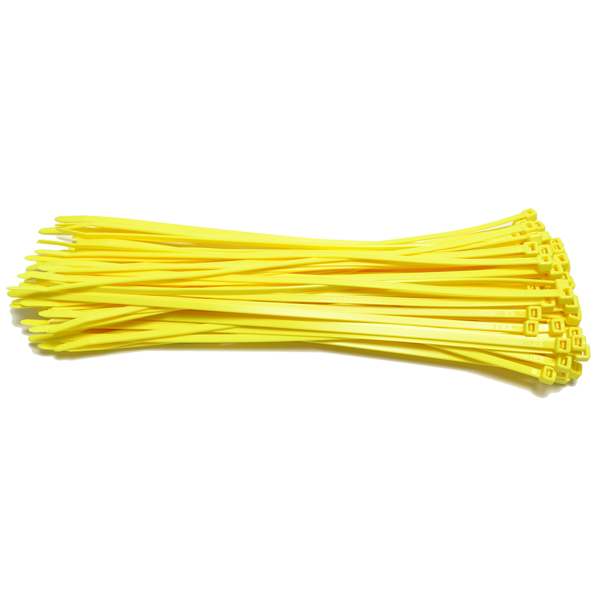 Kabelbinders 4,8 x 300 mm neon geel zak 100 stuks