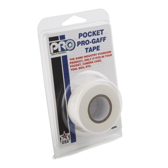 Pro Pocket Gaffa tape 24mm x 9,2m wit